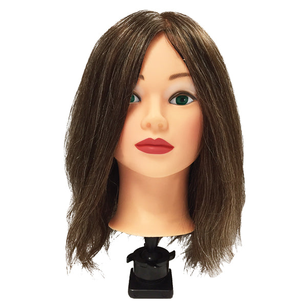 Mannequin économique femme cheveux bruns #BES963BRUCC - 6 À 12"