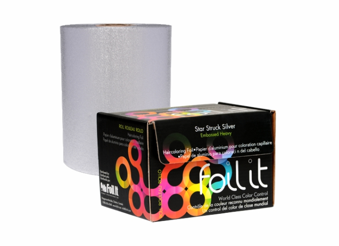 Silver Foil Roll Embossed Medium 1lb