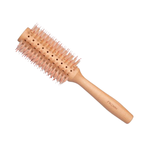 Fromm Mission Sleek Medium Round Wooden Brush #F2073