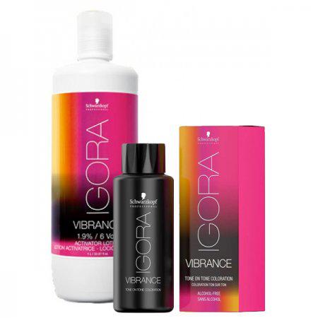 Igora Vibrance, tone-on-tone color of your choice with Igora Vibrance 1.9% 6 Volume Liter