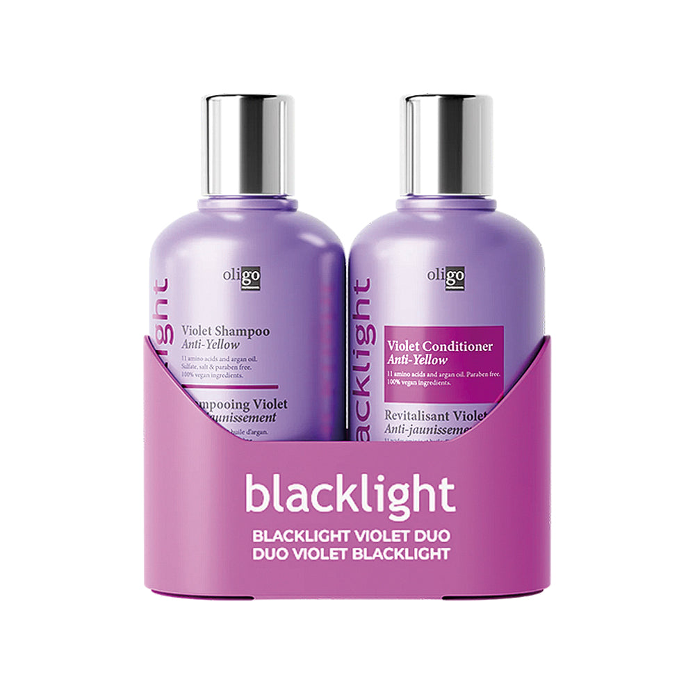 DUO Shampoing et après-shampoing anti-jaunissement Blacklight VIOLET