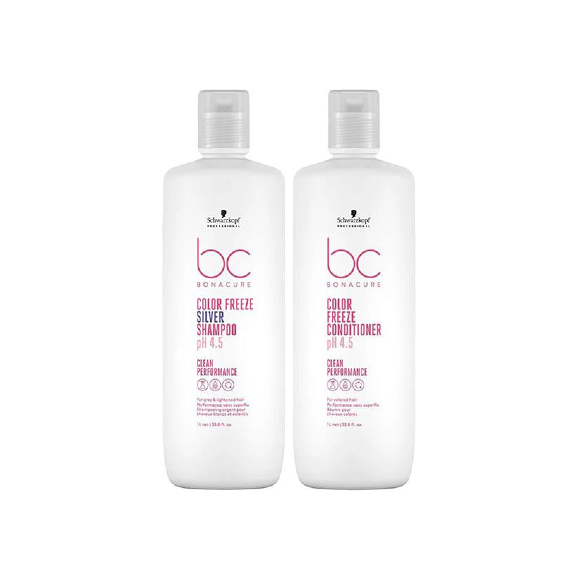 BC Clean Performance Color Freeze Silver Litre Duo