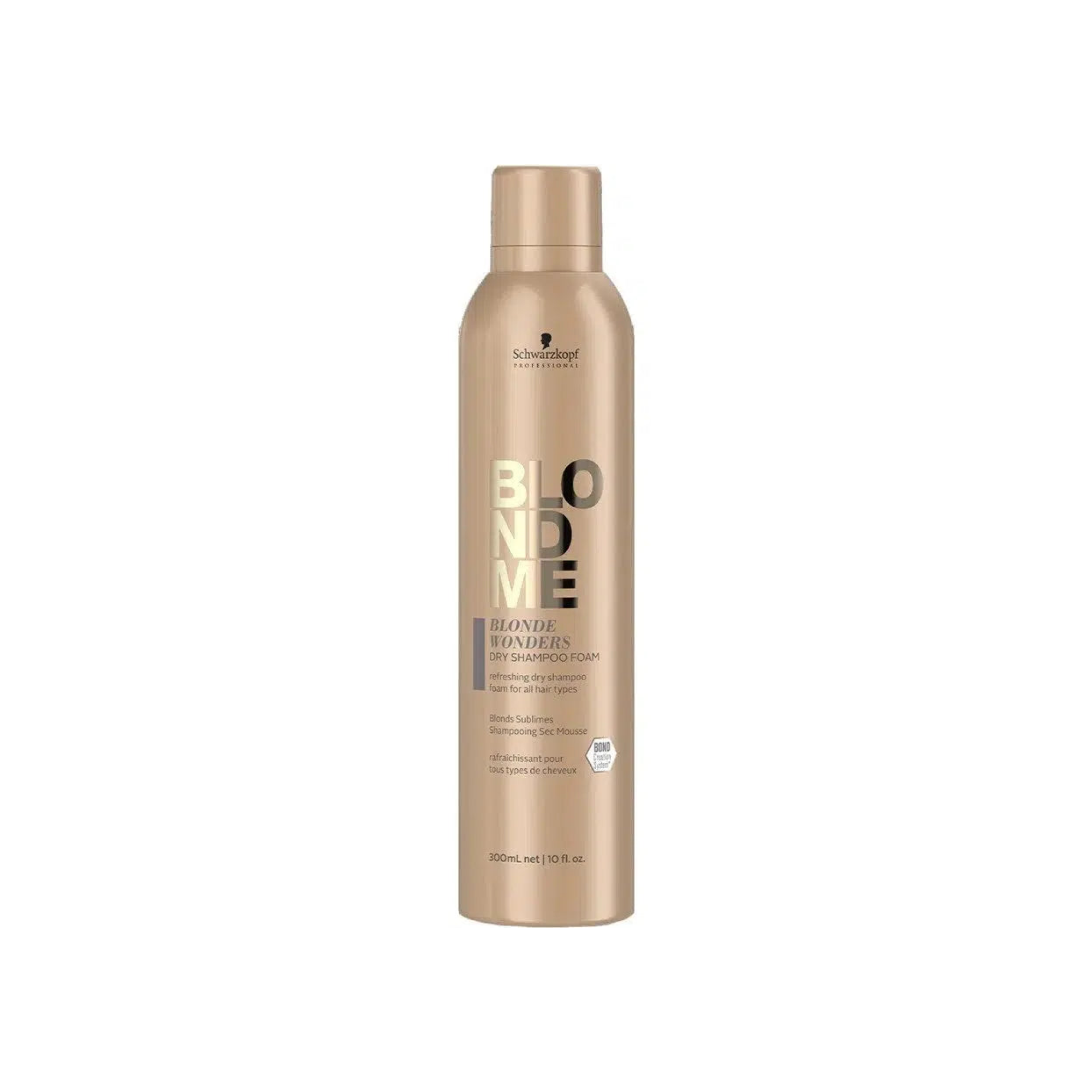 Shampoing sec en mousse Blonde Wonders de BLONDME 