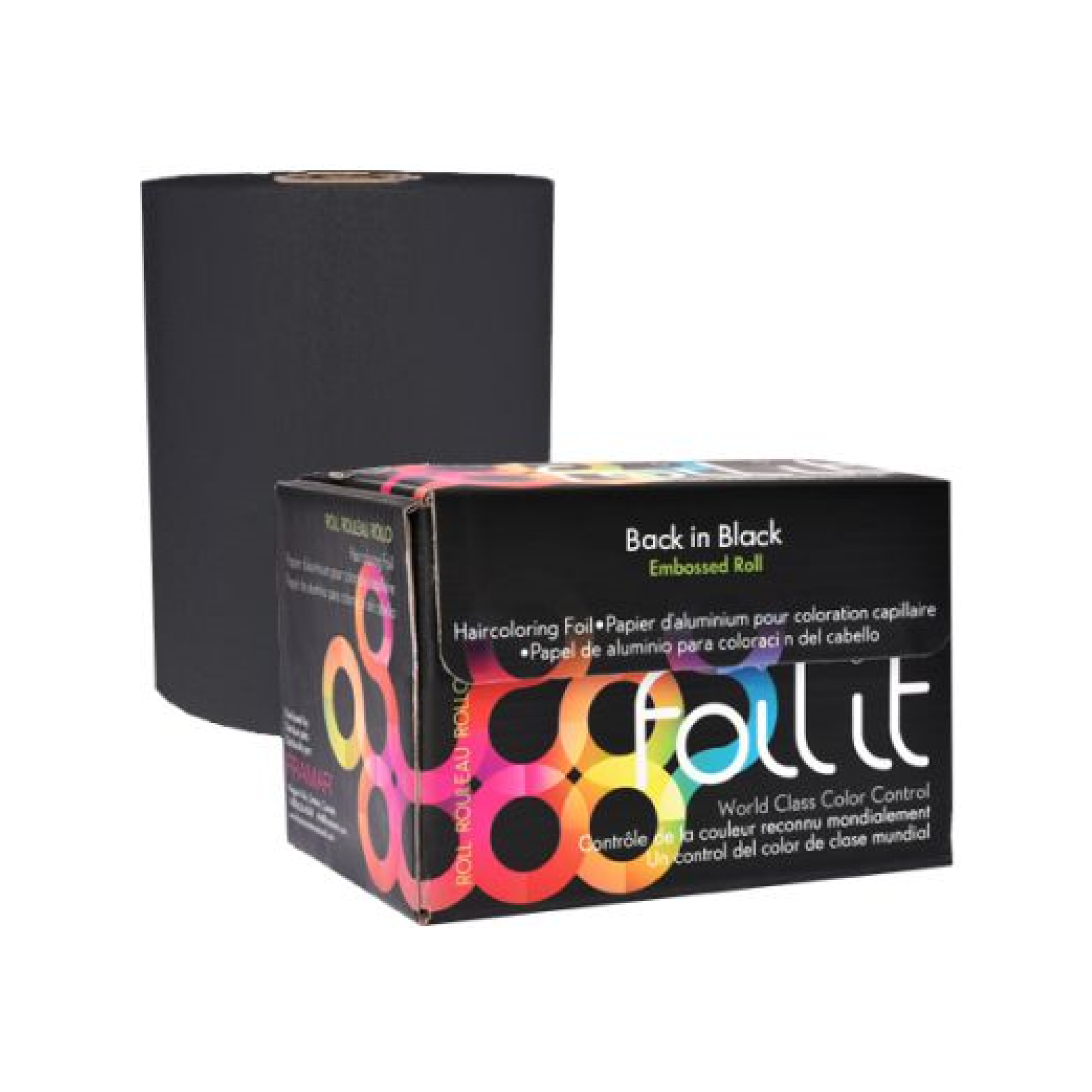 Black Foil Roll Embossed Medium 1lb