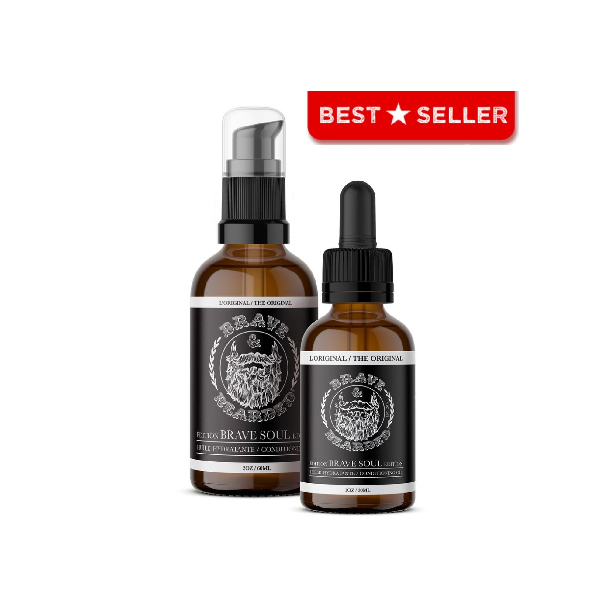 Brave and Soul Beard Oil Duo