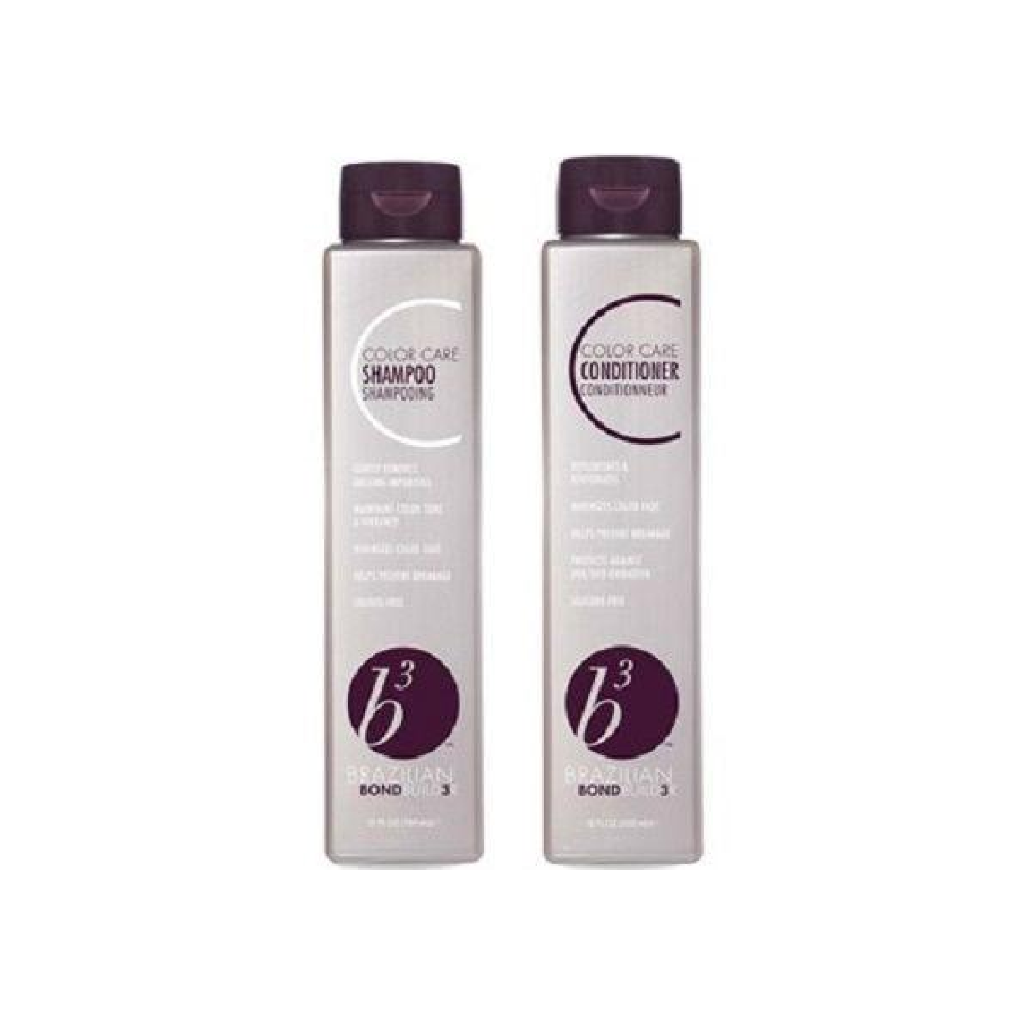 Shampooing et après-shampooing brésilien BondBuilder B3 Color Care 