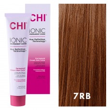 Coloration capillaire blond rouge foncé Ionic 7RB