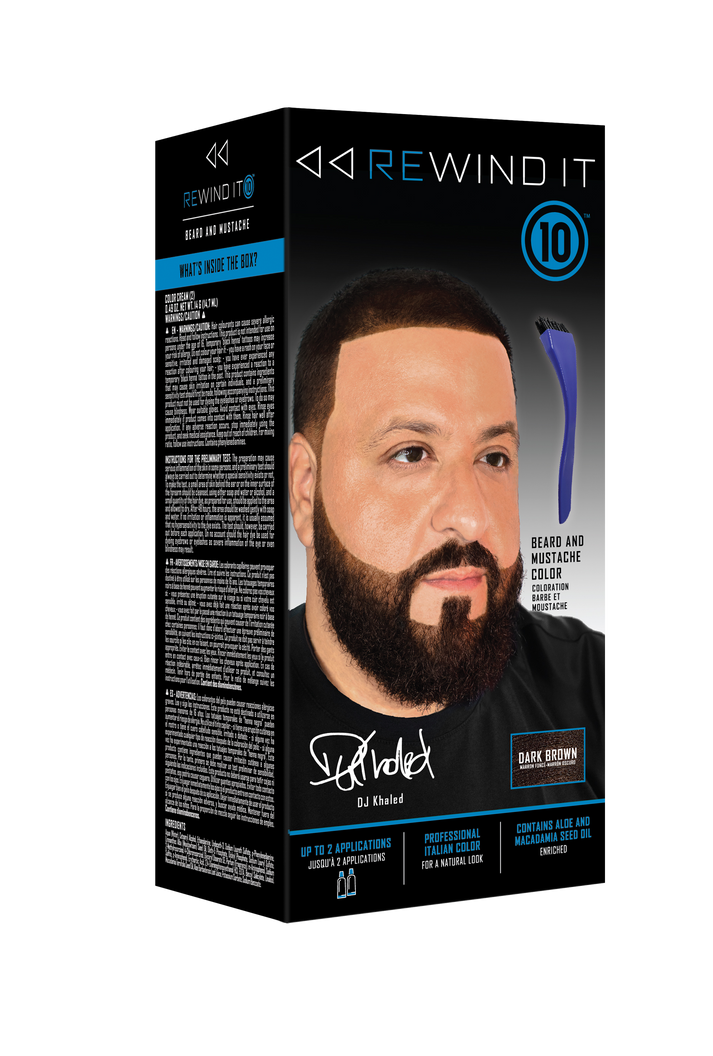 Beard Coloring Dark Brown