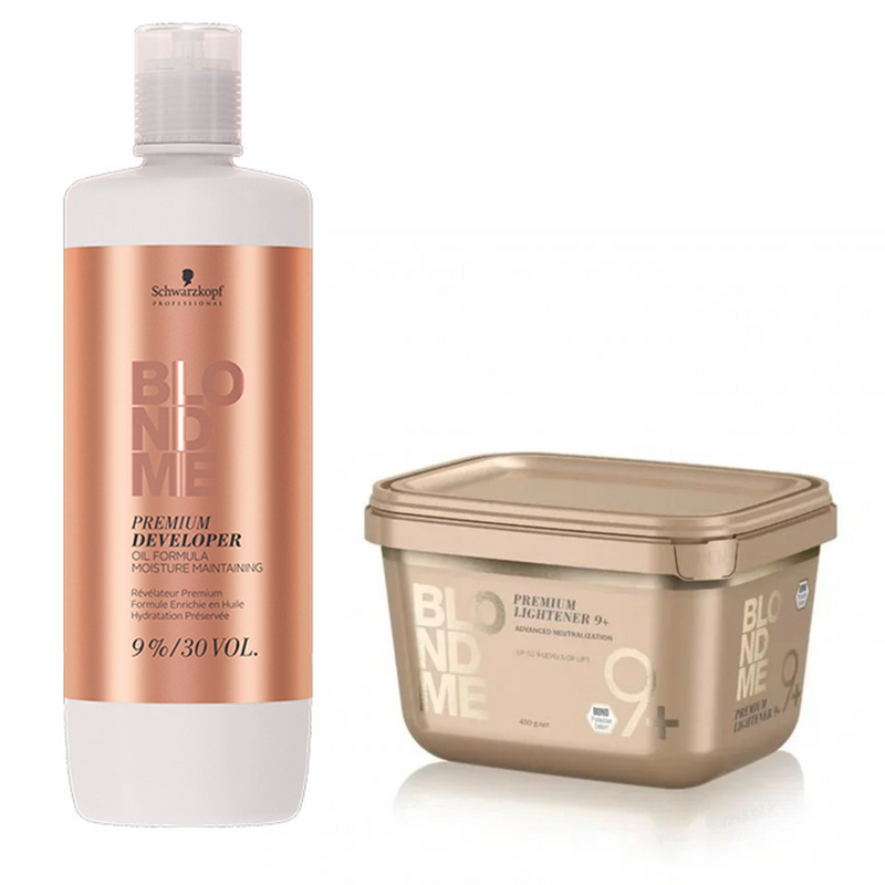 Schwarzkopf BLONDME Premium Developer 30 Volume Duo Set