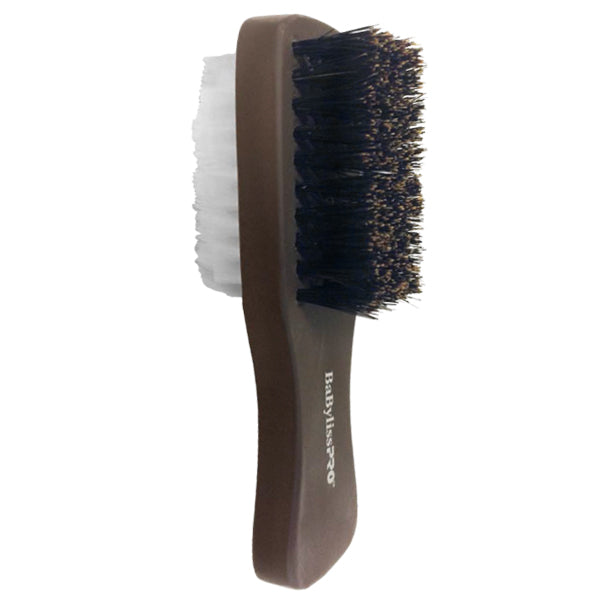 Mini brosse double face en poils de sanglier/synthétiques « Barbier » #BESCLNBRUCC