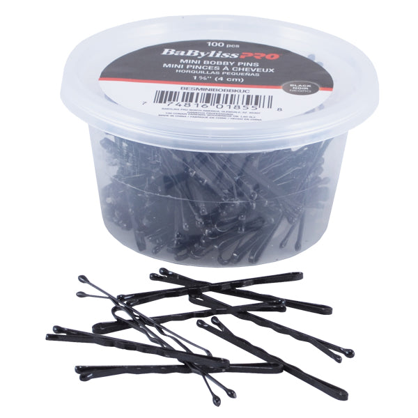 Mini Crimped Bobby Pins 1 5/8" - BOX OF 100