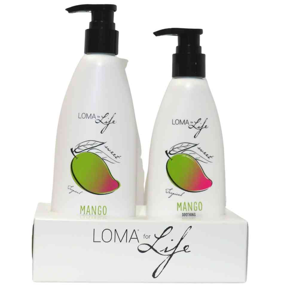 Kit nettoyant + lotion à la mangue Loma Lfl-Lmango