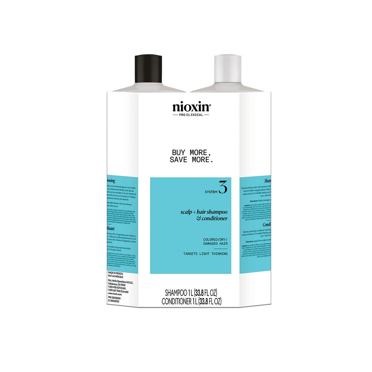 Shampooing et revitalisant Scalp Hair 3 Duo