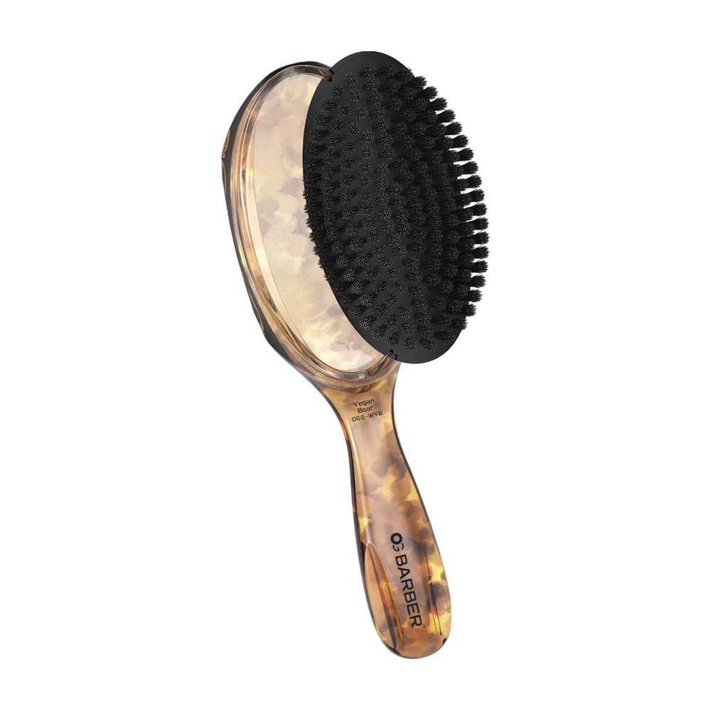 Olivia Garde Brosse de barbier en sanglier végétalien