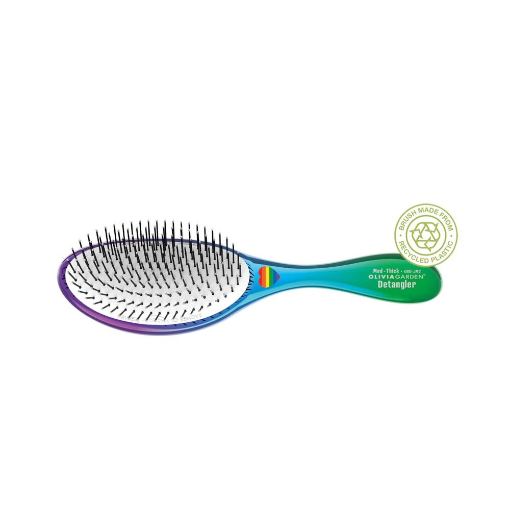 Brosse démêlante Olivia Garden Pride pour cheveux mi-longs