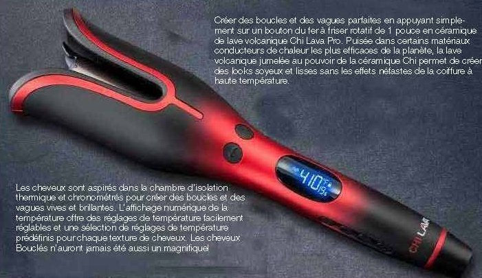 Fer à friser professionnel Lava Spin N Curl